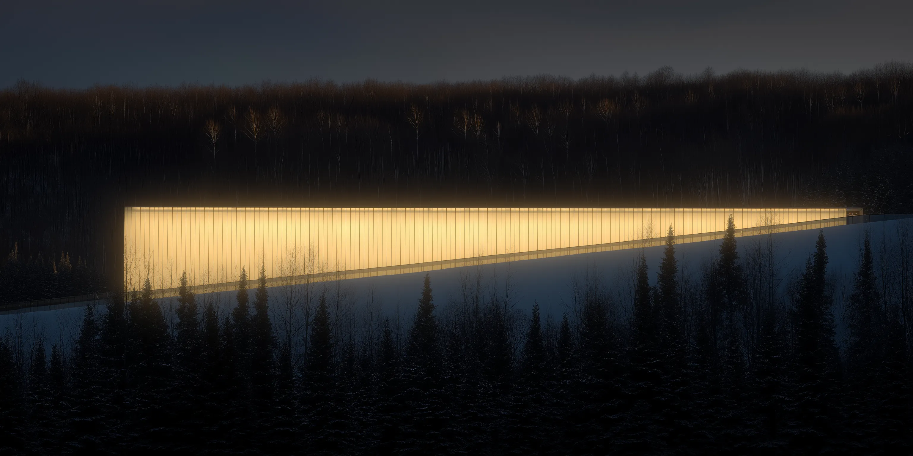 The Block arena at night